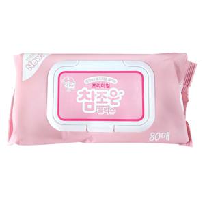 산도깨비 참조은 물티슈 80매 캡형 x 10개 / 물티슈캡