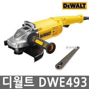 디월트 DWE493 유선 그라인더 180mm 패들스위치 전기 2200W D28491 후속 8500RPM