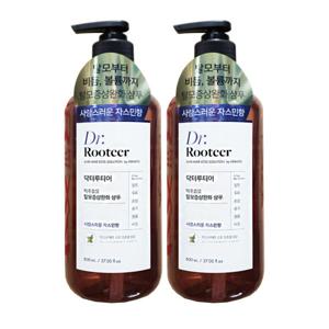 애경 닥터루티어 맥주효모 탈모증상완화 샴푸 사랑스러운 자스민향 800ml 2개 헤어