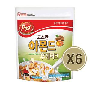 포스트 아몬드 후레이크 1000g X6개 (1kg)