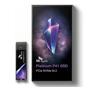 SK하이닉스 플래티넘 P41 500GB PCIe NVMe Gen4 M.2 2280 SSD (관부가세포함_미국정품)
