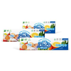 247 프레쉬 푸드팩 지퍼백/롤백/대용량 봉투형 친환경 자연 생분해 다회용 식재료 장기 보관