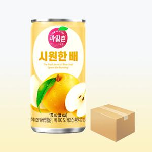 과일촌 배 드링크 175ml X 30캔 (1박스) /시원한 배 썬키스트