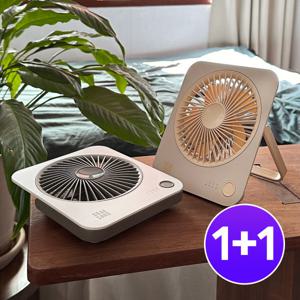 1+1 쿼드 휴대용 미니 써큘레이터 무선 무소음 서큘레이터 탁상용 선풍기 CM-S2400