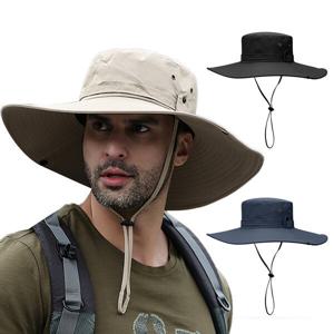 남성 벙거지 모자 넓은챙 등산모자 HT20