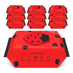 프리미엄 물티슈 벅스레드 캡형 72매 10팩