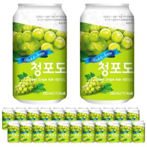 일화 청포도에이드 350ml x 24캔