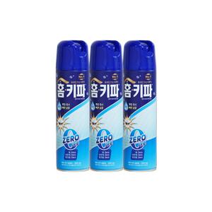 홈키파 제로 에어졸 500ml 3개 모기 러브버그