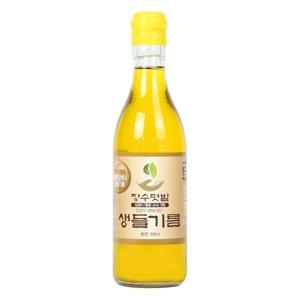 장수텃밭 아침에 한숟갈 건강 생들기름 350ml 1병