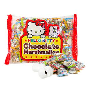 헬로키티 마쉬멜로우 초코릿맛 320g(4g X 80개입)/담라/하리보/캠핑간식/웰치스/미쯔/초콜릿/킨더