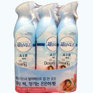 악취 탈취제 페브리즈 에어 공기  다우니향 275g 3입