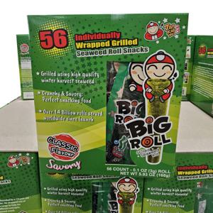 타오케노이 빅롤 김 스낵 168g 3g X 56개입 간식 안주 스낵 대용량 코스트코