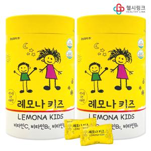 어린이를 위한 비타민 레모나키즈 100정X2개 츄어블타입 비타민C 비타민B2 B6