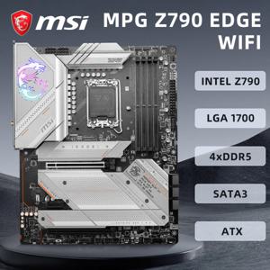 MSI MPG Z790 EDGE 와이파이 마더보드 CPU 인텔 코어 14 세대 13 12 세대 프로세서 4x DDR5 256G