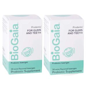 바이오가이아 프로덴티스 구강 유산균 민트맛 30정 2통