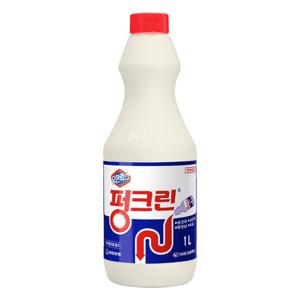 유한락스 펑크린 변기 배수구 세정제 용해제 1L