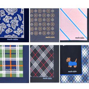 실속형 6장 1세트 마리끌레르 빅 사이즈 주자직 신사용 남자 손수건