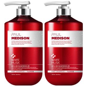 폴메디슨 딥레드 패스트샴푸 화이트머스크향 1077ml 2개입