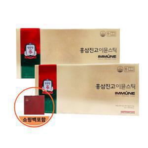 정관장 홍삼진고 이뮨스틱 10g x 30포 1박스 농축액 추석 명절 효도 선물  고급쇼핑백증정