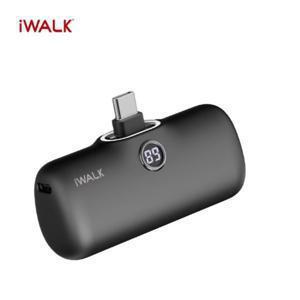 iwalk아이워크 휴대용 PD 고속 충전 미니 보조배터리 5세대 4800mAh 디지털 디스플레이 Type-c버전