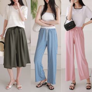 랄라모션 여성 밴딩팬츠 긴바지 반바지  쿨링 아이스팬츠 트레이닝 와이드핏 카고 조거바지 데일리룩