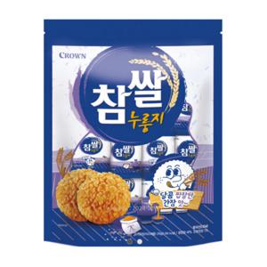 크라운 참쌀 누룽지(대용량) 216g 10입(1박스)