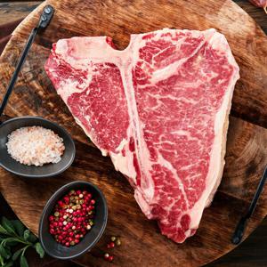 티본 스테이크 550g 캠핑고기 꽃갈비 채끝 안심 (무료배송)