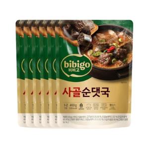 CJ제일제당 비비고 사골 순댓국 460g 6개/