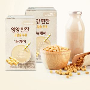 뉴케어 영양한잔 고칼슘 두유 150ml 24팩 단백질