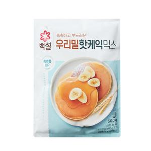 CJ제일제당 백설 우리밀 핫케익 믹스 500g / 반죽 홈베이킹