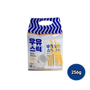 키즈웰 우유스틱 과자 256g 3개입/막대과자/무료배송