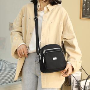 가벼운 여성 나일론 앞포켓 크로스백 숄더백 여행용 미니 가방 SN633013