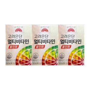 고려은단 멀티비타민 올인원 1560mg 30캡슐 3박스