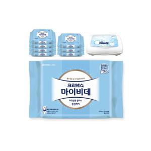 크리넥스 마이비데 클린케어 46매X8팩+용기