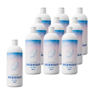 아이드랩 렌즈 식염수 하드 소프트 드림렌즈 세척액 헹굼 360ml 10개