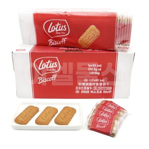로투스 비스코프 비스켓 312.5g x 6개 (1박스) 개별포장 대용량 커피과자 LOTUS