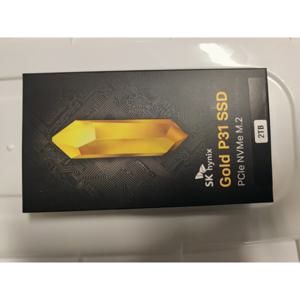 SK hynix Gold P31 2TB PCIe 3.0 NVMe M.2 2280 3500MBs 128-Layer NAND Internal SSD 777337