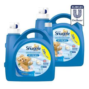 스너글 섬유유연제 블루스파클 5.5L 2개
