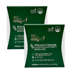 비에날씬 플러스 다이어트 유산균 BNR17 30포 x 2박스 30포 2개 line