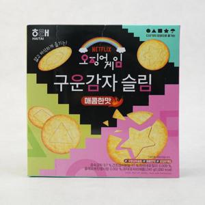 메가마트 해태 구운감자슬림 매콤한맛 - 오징어게임 240g