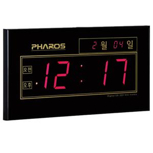 국산 디지털 벽걸이 LED 전자 벽시계 무소음 사무실 거실 PHA-D320 무료인쇄가능 30평형 최적화