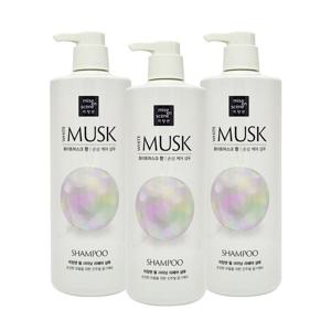 미쟝센 펄 샤이닝 리페어 샴푸 화이트머스크 향 1000ml 3개