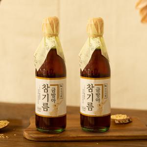 1+1 고소한 참기름 350ml 2병