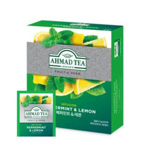 아마드 티 페퍼민트 레몬 100티백 대용량