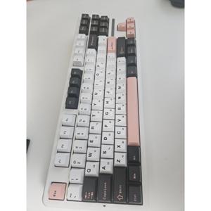 AULA F87Pro 유무선 독거미 키보드 (저소음 피치축/올리비아 화이트)