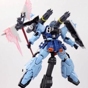 건담/건프라/재판 현영 MG 1100 파란색 참 격형 자쿠 2001B 조립 모델