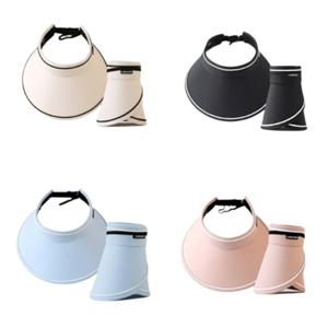 1+1 썬캡 골프모자 여성썬캡 자외선차단 등산모자 선캡 1+1