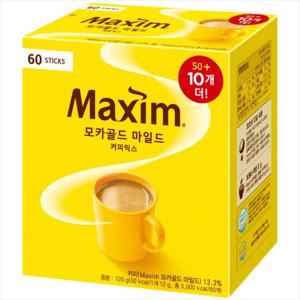 맥심 모카골드 마일드 커피믹스 50T/2개구매시 1000원 할인x넉넉한 유통기한