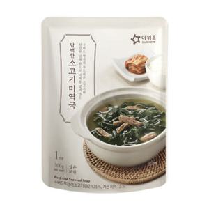 아워홈 소고기 미역국 300g x 6개
