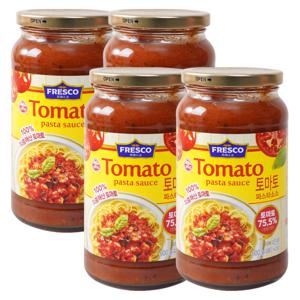 오뚜기 프레스코 토마토 스파게티소스 600g 4개 파스타소스